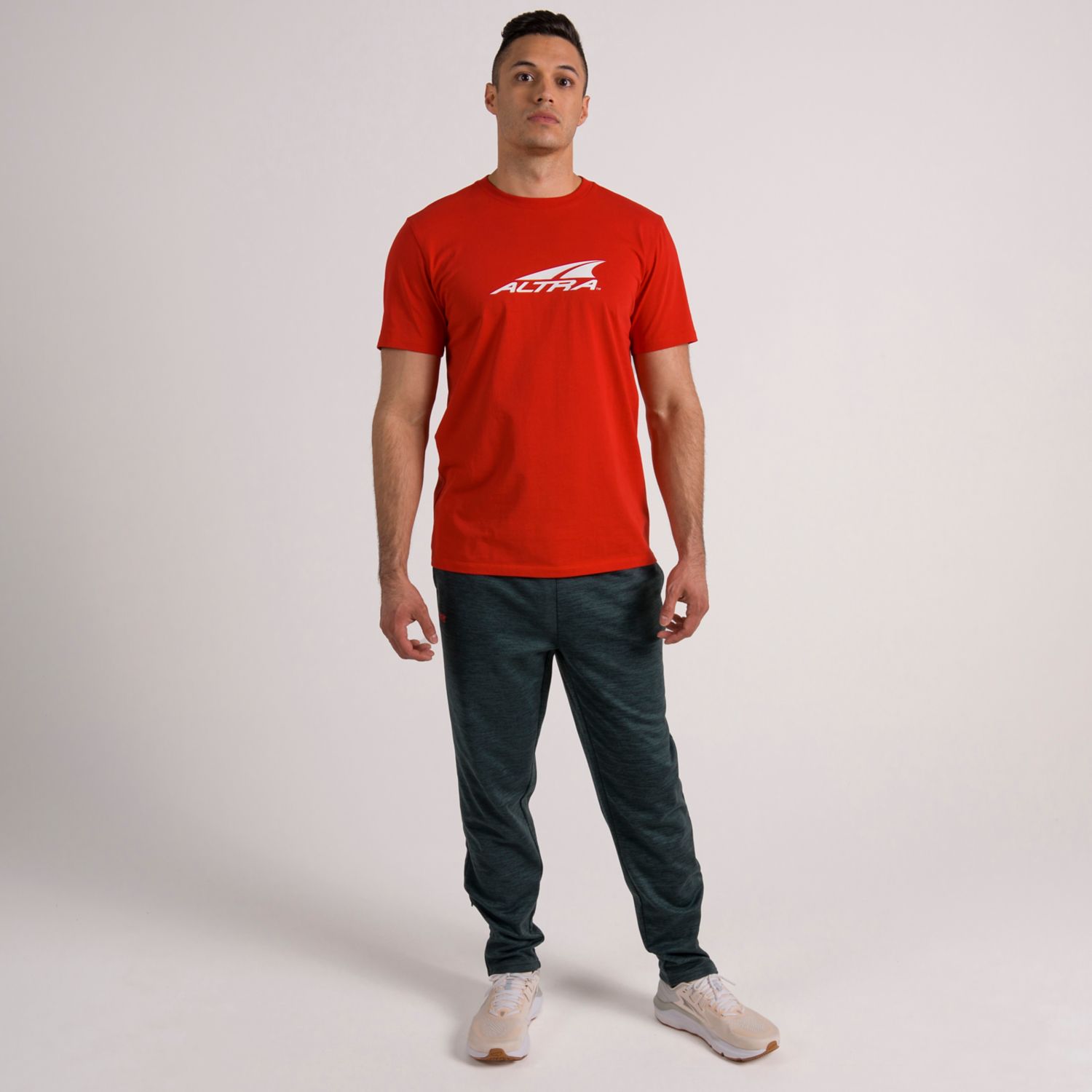 Red Altra Everyday Recycled Men's T Shirts | Australia-76509139