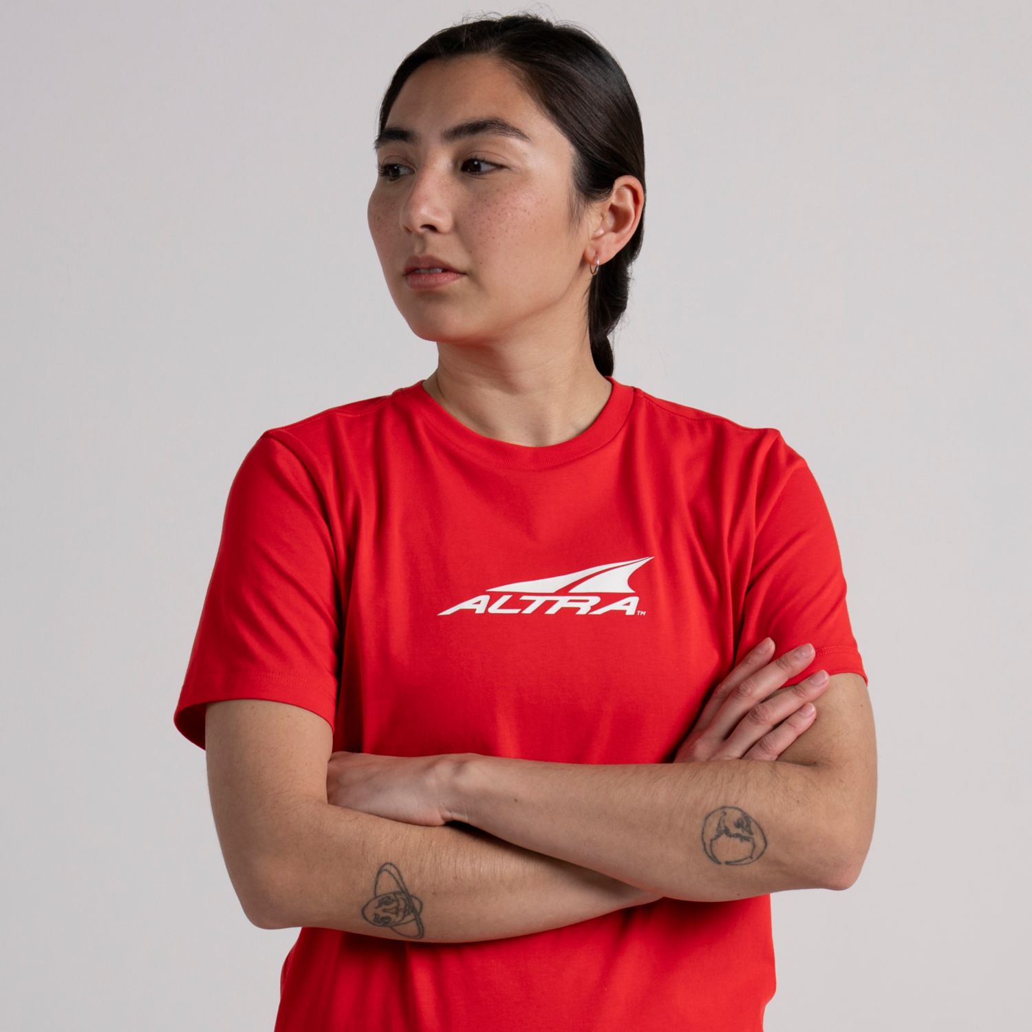 Red Altra Everyday Recycled Women's T Shirts | Australia-98034269