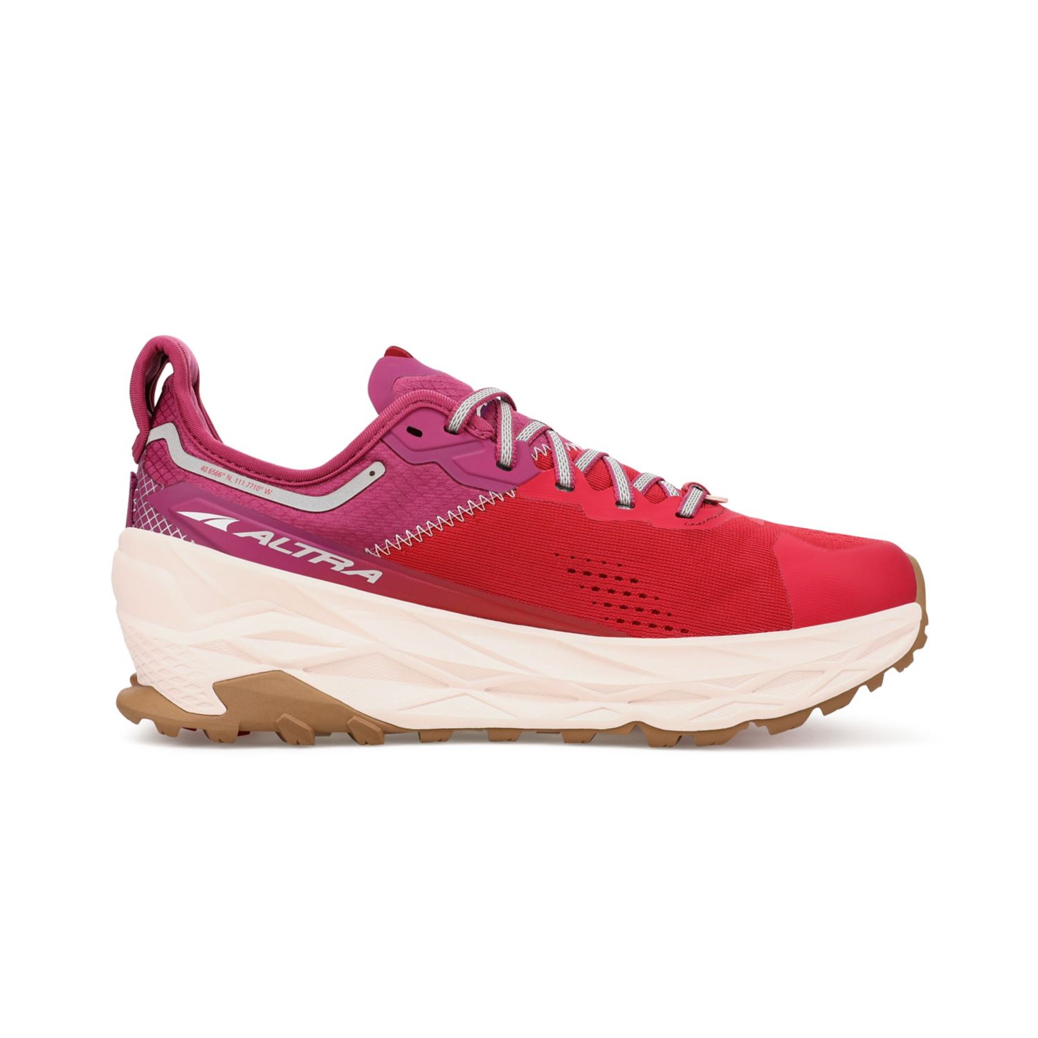 Red / Purple Altra Olympus 5 Women's Trail Running Shoes | Australia-32907469