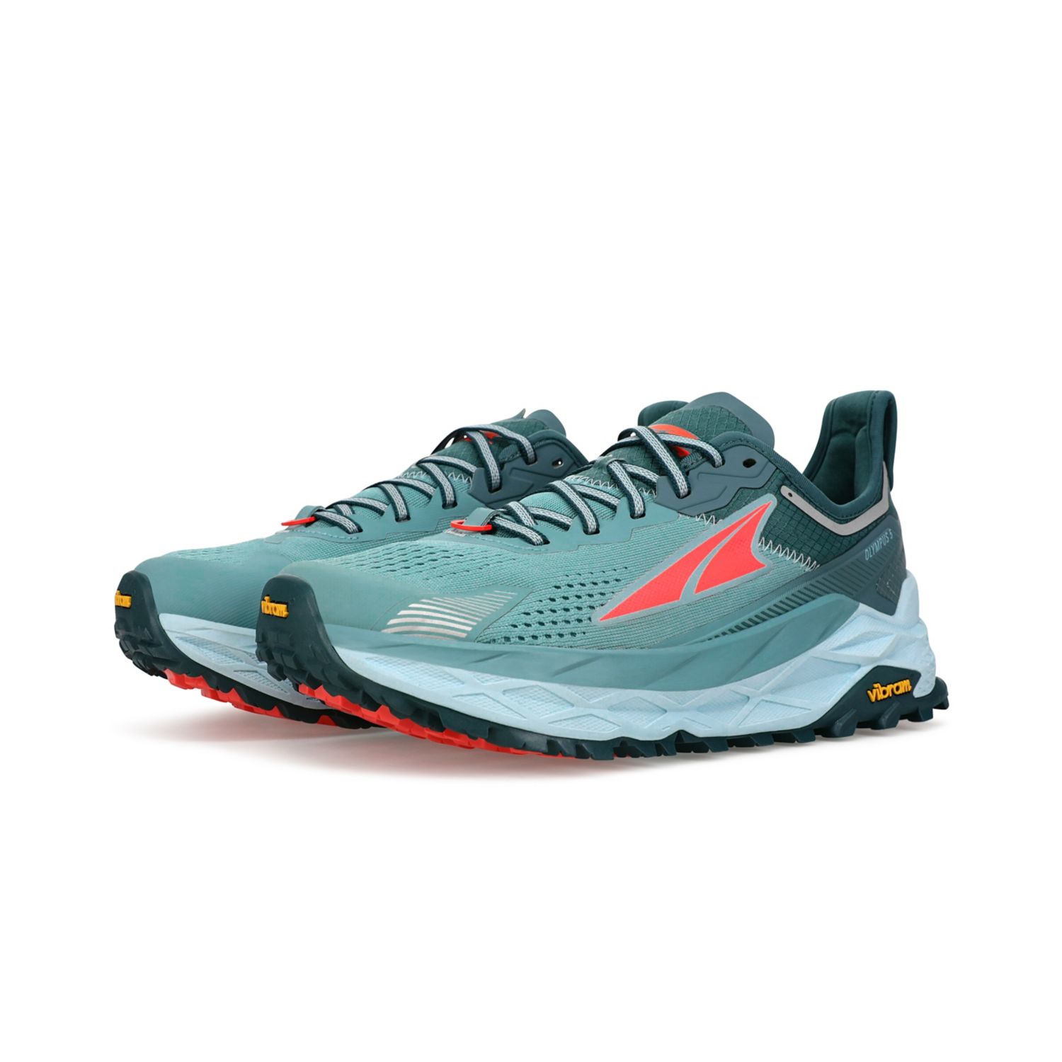 Turquoise Altra Olympus 5 Women's Trail Running Shoes | Australia-27041989