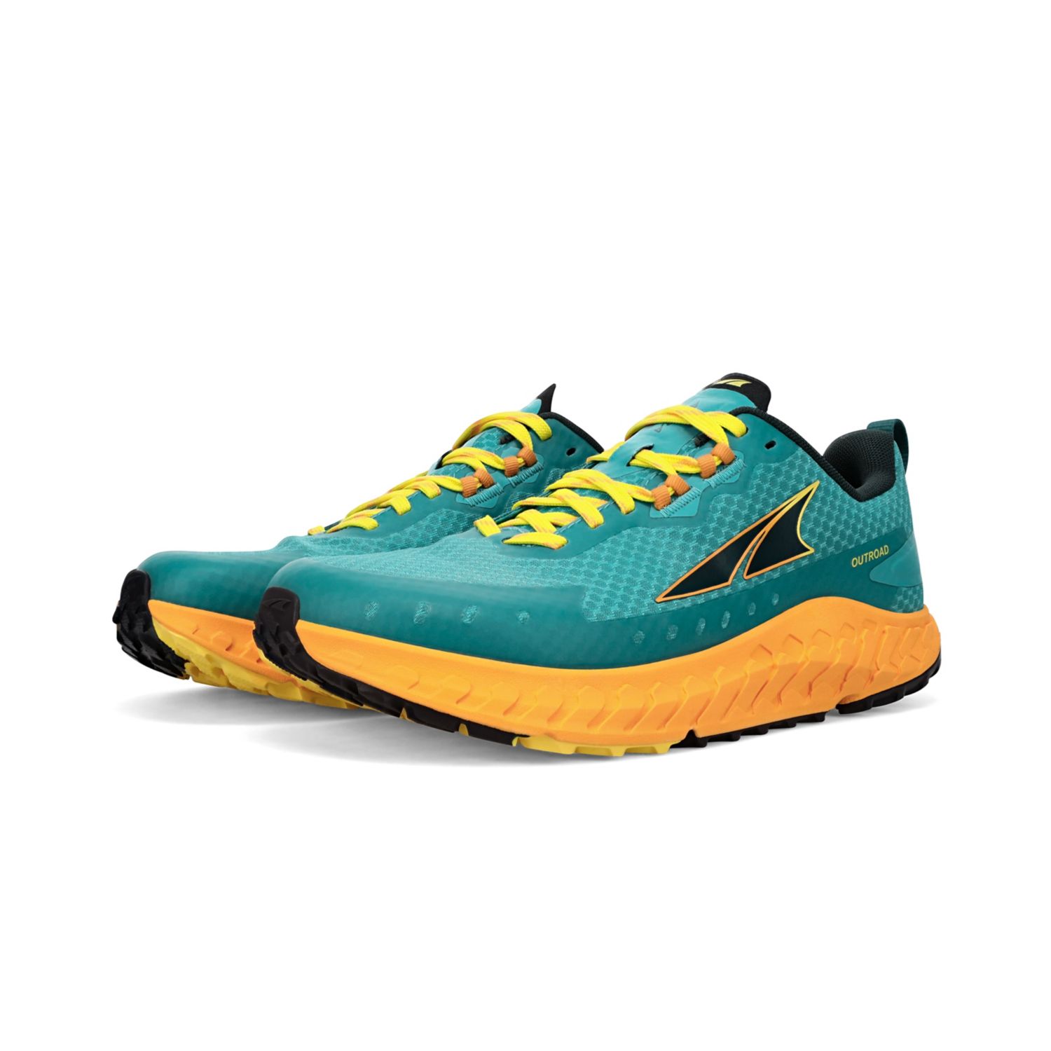 Turquoise / Yellow Altra Outroad Women's Road Running Shoes | Australia-17205489