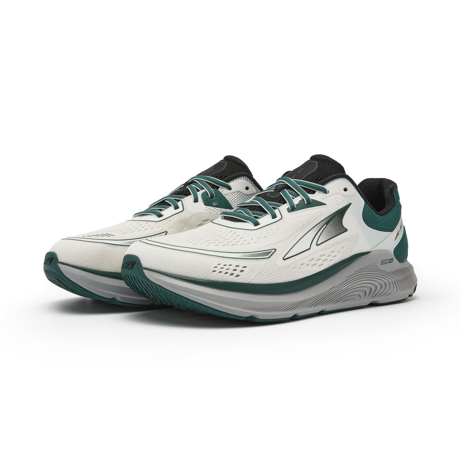 White / Green Altra Paradigm 6 Men's Road Running Shoes | Australia-14865329