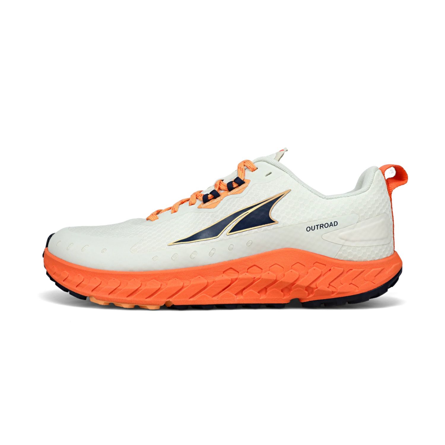 White / Orange Altra Outroad Men\'s Road Running Shoes | Australia-70692159