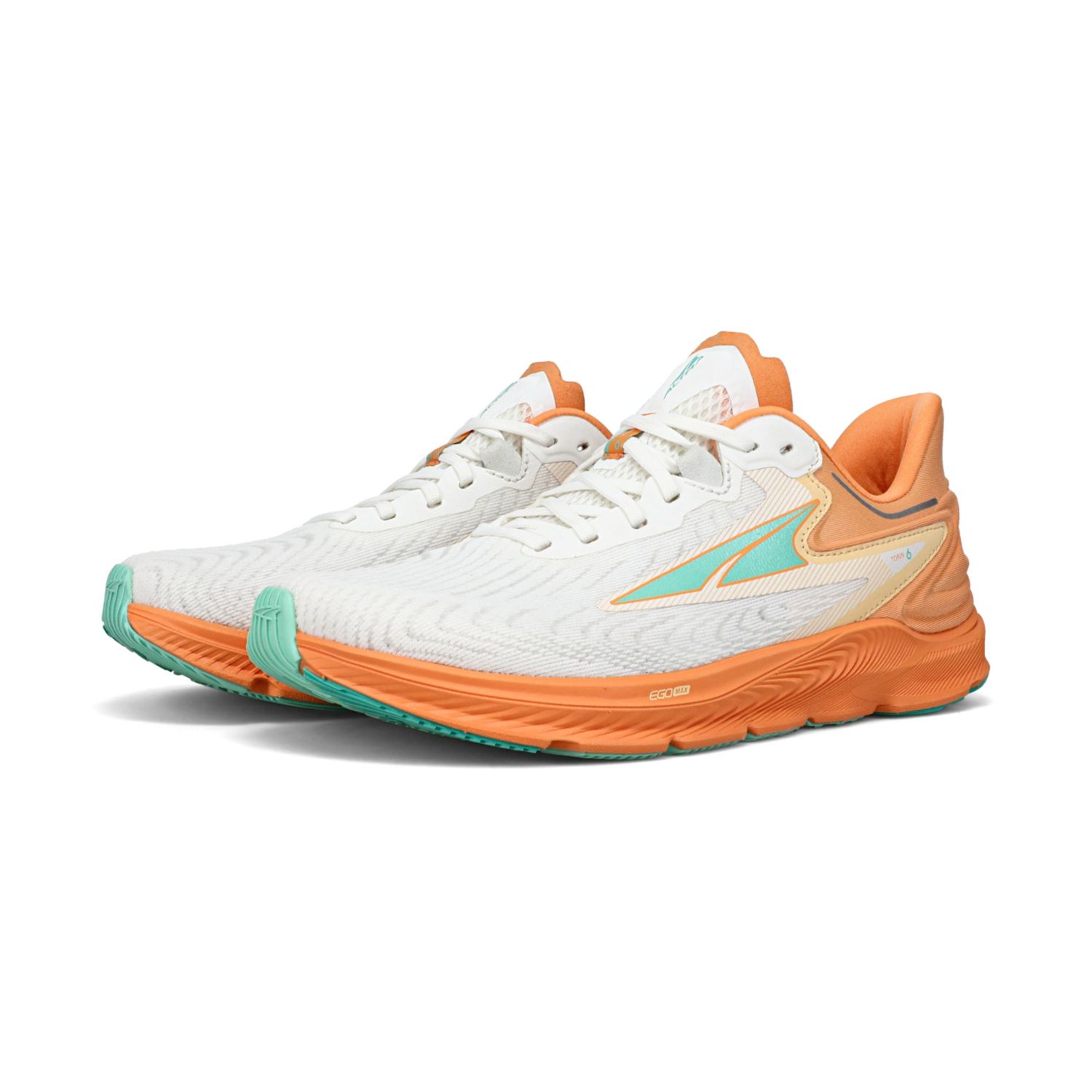 White / Orange Altra Torin 6 Women's Walking Shoes | Australia-67204959